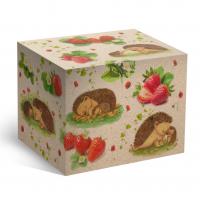 Коробка под кофейную кружку ёжик