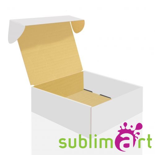 Коробка под пазл белая гофра для сублимации и печати, купить оптом в ...