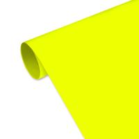 Пленка термотрансферная ПУ, неоново-желтый - 51 см х 25 м.