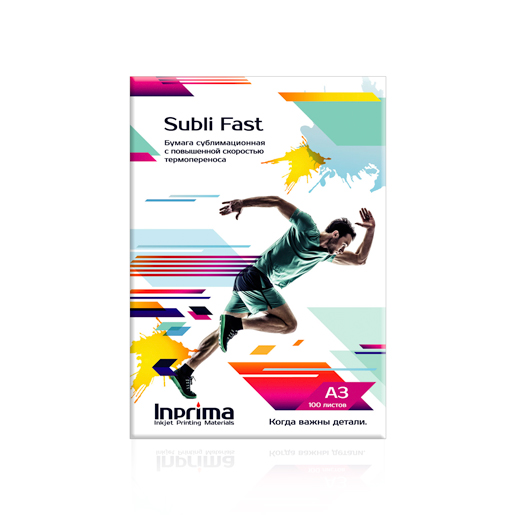 Бумага сублимационная Inprima, Subli Fast A3