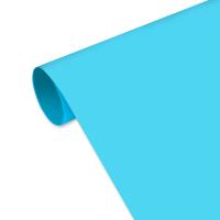 Пленка термотрансферная ПУ, небесно- голубой - 51 см х 25 м