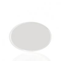 Магнит акрил овал прозрачный 85х63мм