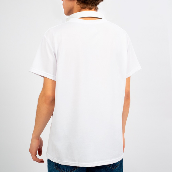 Футболка мужская белая Promo, 100% хлопок, 160 гр/м2, M