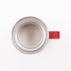 Кружка из нержавеющей стали, матовая красная 300мл для УФ печати и гравировки