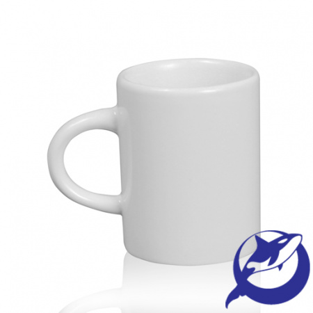 Кружка керамика белая, кофейная 70мл