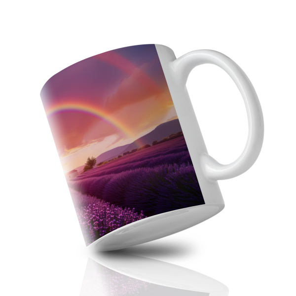 Кружка керамика белая 330мл премиум