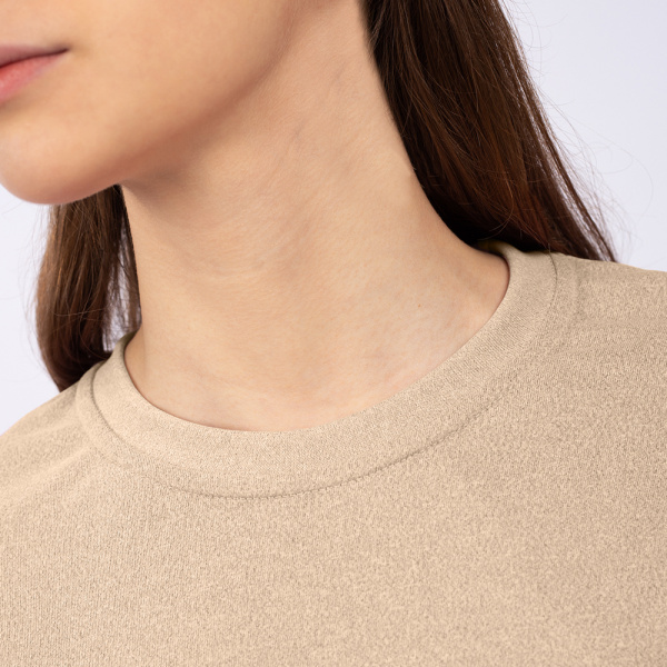 Футболка унисекс Light бежевый меланж (46) M