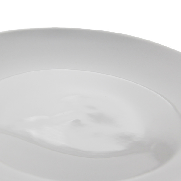 Тарелка фарфор белая для 3D 250 мм (10"), в инд. упаковке, с подставкой и подвесом