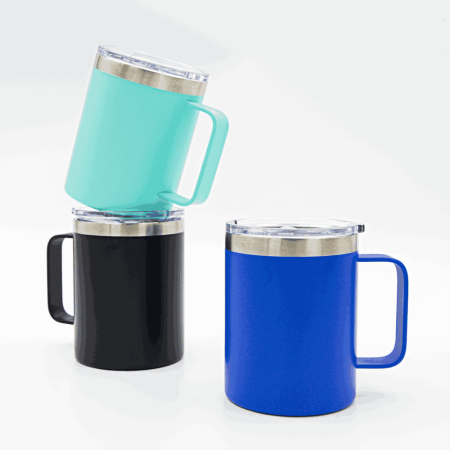 Кружка из нержавеющей стали, матовая розовая 300мл для УФ печати и гравировки