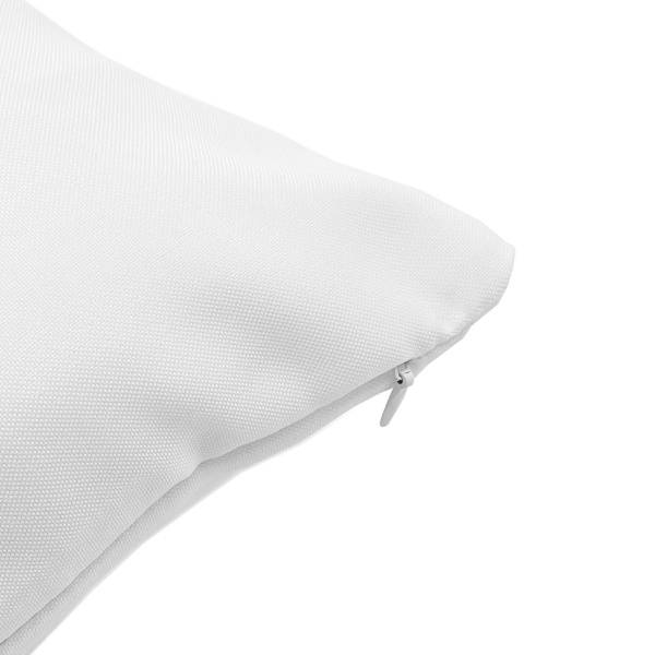 Подушка с наволочкой 350*350 мм, холлофайбер, габардин, белая