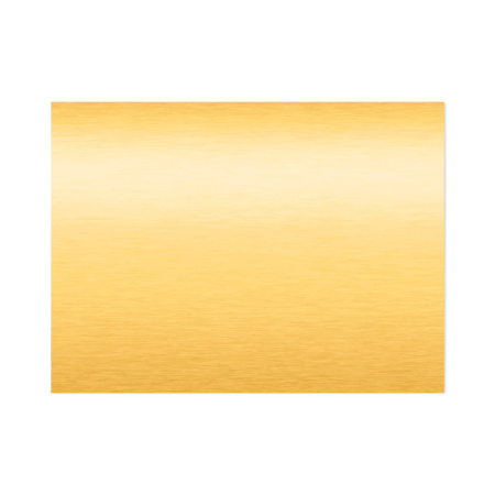 Металл золото шлифованное для сублимации, 195х265х0,4 (для плакетки 230х300)