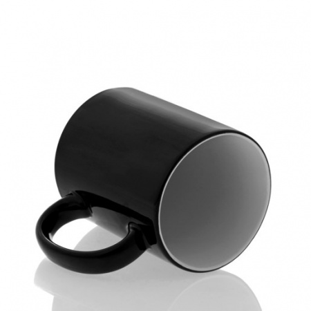 Кружка керамика хамелеон черная матовая стандарт 330мл