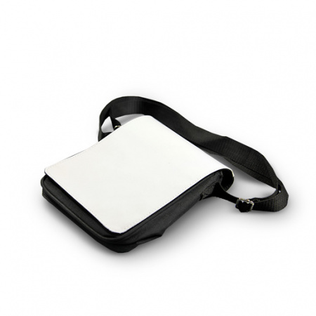 Сумка черная 280х285мм с клапаном для печати 313х245мм