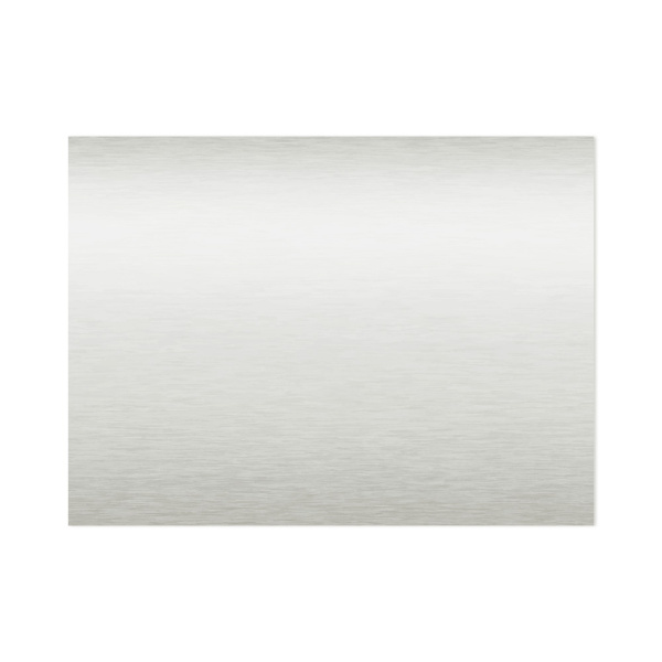 Металл серебро шлифованное для сублимации, 195х265х0,4 (для плакетки 230х300)