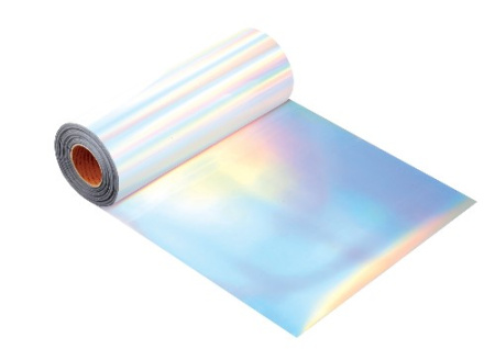 Пленка термотрансферная, Rainbow silver, серебряная, 0.5 x 25м