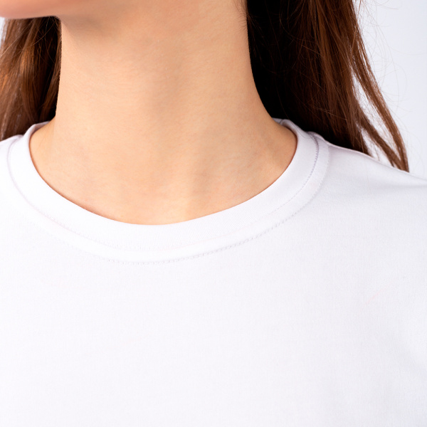 Футболка женская Casual 165 гр/м.кв., хлопок и полиэстер имитация хлопка, 54 (3XL)