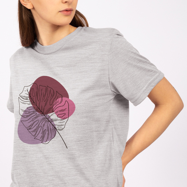 Футболка унисекс Light серый меланж (48) L